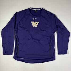 Washington Huskies Men’s XXL Nike Baseball Pullover Sweatshirt Team Issue